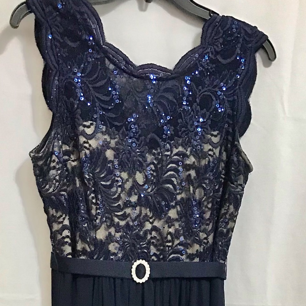 Mother of the Bride/Groom long navy dress